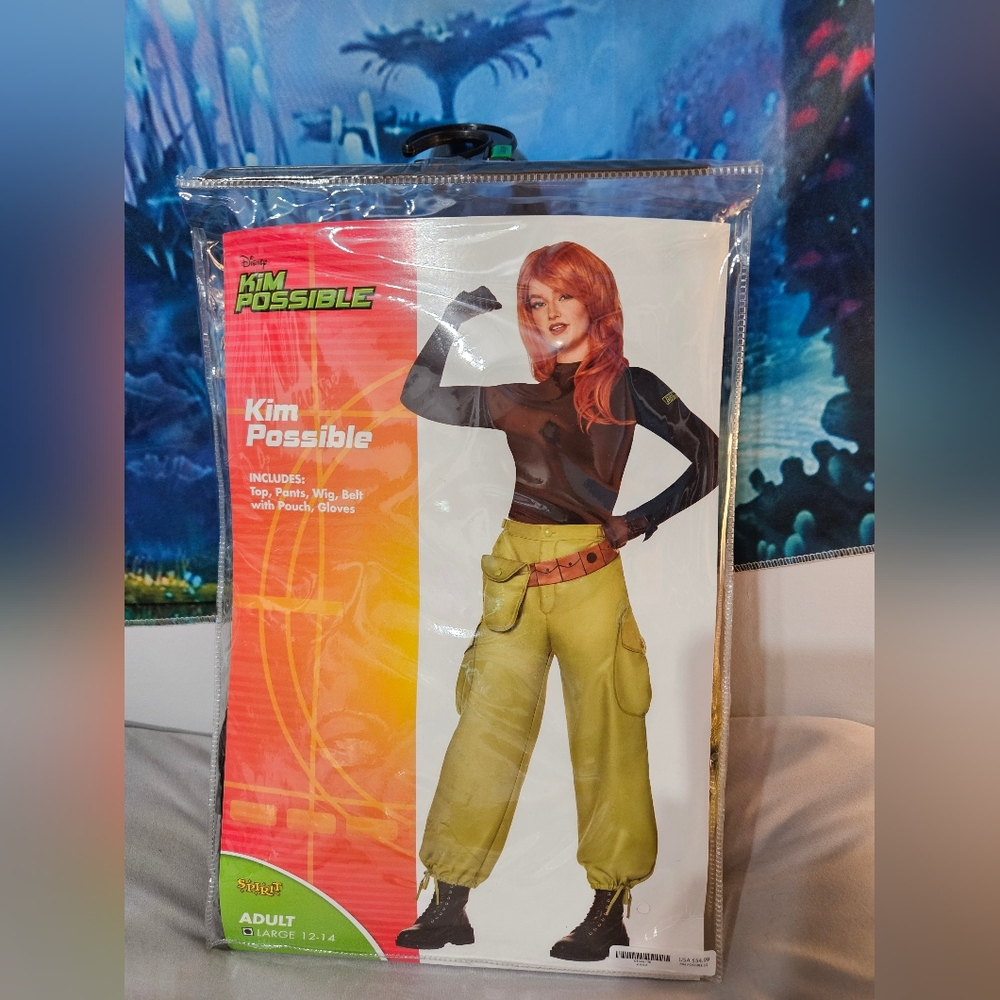 Disney Kim Possible Womens Costume - Black and Green (WIG NOT INCLUDED)